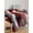 Red, variant on Purple Stripe Table Cloth, Black Grey White Gradient Striped Geometric Waterproof Tablecloth for Rectangle Tables, Reusable Washable Fabric Table Cover for Restaurant Kitchen Dining Tables 54"x108"