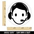 thumbnail image 2 of Occupation Customer Service Man Icon Self-Inking Rubber Stamp Ink Stamper - Brown Ink - Small 3/4 Inch, 2 of 7