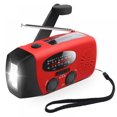 thumbnail image 2 of Solar Hand Crank Dynamo AM/FM/NOAA Weather Radio LED Flashlight Charge Emergency 2000mAh, 2 of 10