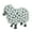 White, variant on Faux Pearl White Sheep Lamb Goat Animal Brooch Pin (Gun metal tone)