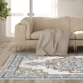 thumbnail image 6 of Loomaknoti Leena Danavon 2' x 3' Blue Oriental Indoor Accent Rug, 6 of 6