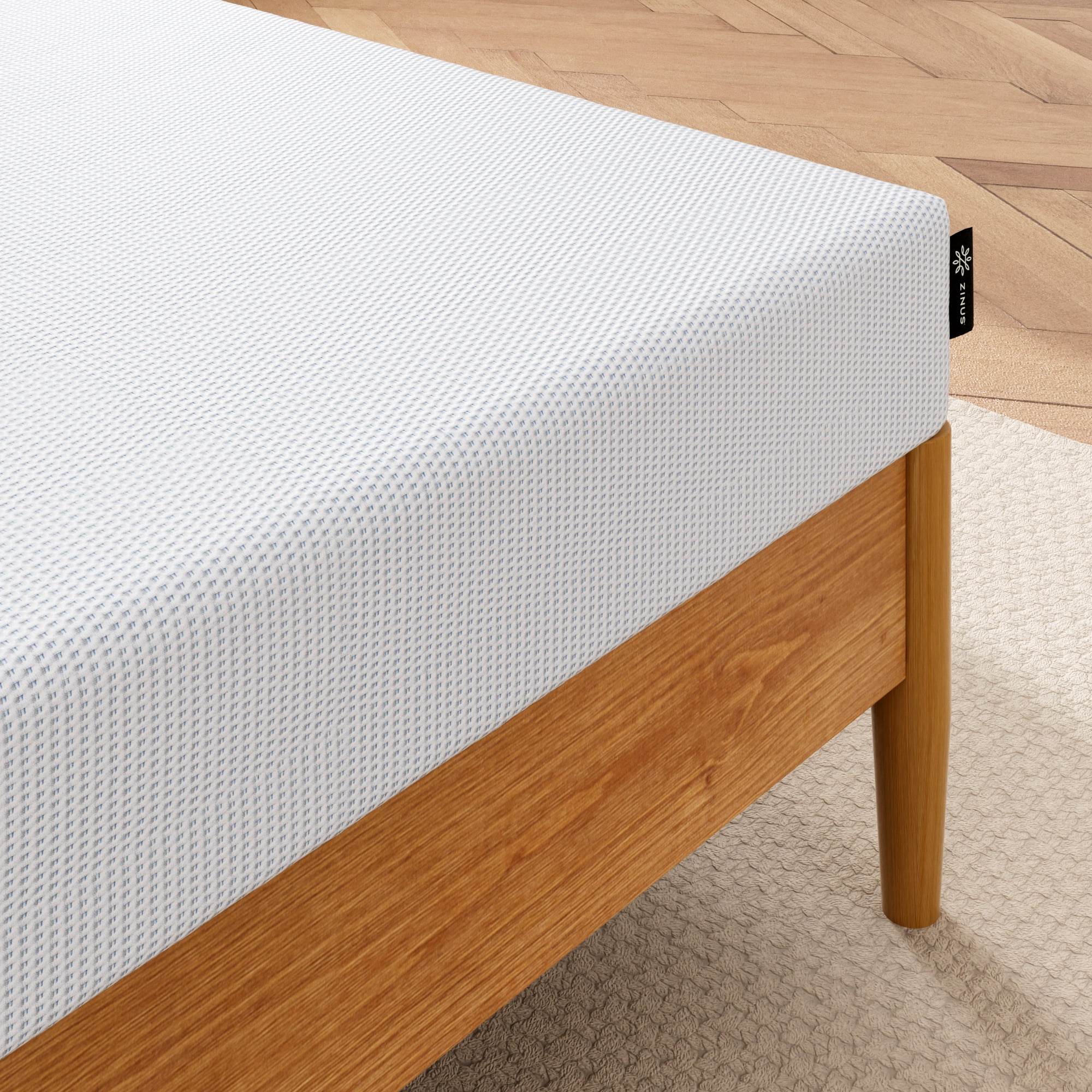 Zinus Calm 6" Twin Tight Top Cooling Gel Memory Foam Mattress, Pressure Relieving