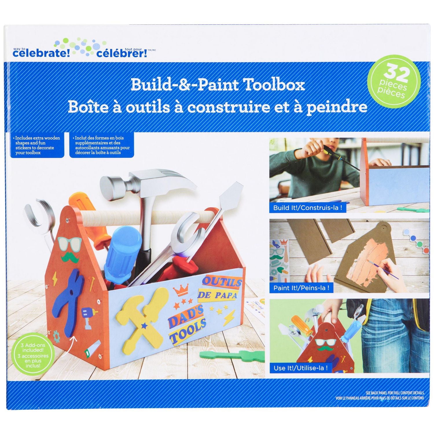 Way to Celebrate! Build-&-Paint Toolbox