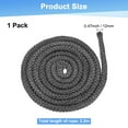 thumbnail image 2 of Uxcell Wood Stove Gasket, 1/2" x 86.6" Round Fiberglass Seal Rope for Fireplace Door/Wood Stoves [Black], 2 of 6
