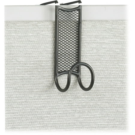Cubicle Coat Hook - Onyx it!, SAF4229BL, Safco Onyx Mesh Sturdy Coat Hook, 1 Each, Black