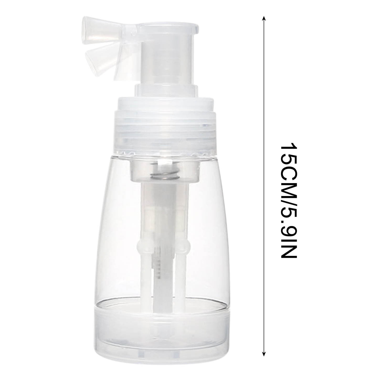 JilgTeok 5 Packs Powder Spray Bottle 180ml Refillable Powder Puffer Bottle for Dry Shampoo Loose Makeup Perfume Powder Travel Container Barber Accessories Plastic Dispenser