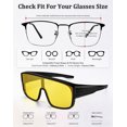 thumbnail image 6 of Joopin Night Vision Glasses Fit Over Glasses for Men Women, Night Vision Glasses for Driving UV400 Protection, 6 of 8