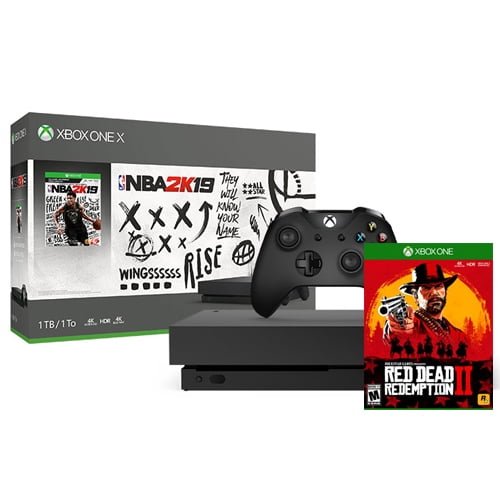 Xbox One X 1Tb NBA 2K19 Bundle with Red Dead Redemption 2