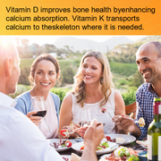 Vitamin D3 1000 IU with K2 45 mcg, K2 MK-7 with D3 Vitamin Supplement, 2 in 1 Support Immune, Heart, Joint, Teeth & Bone Health - Easy to Swallow, 120 Softgels