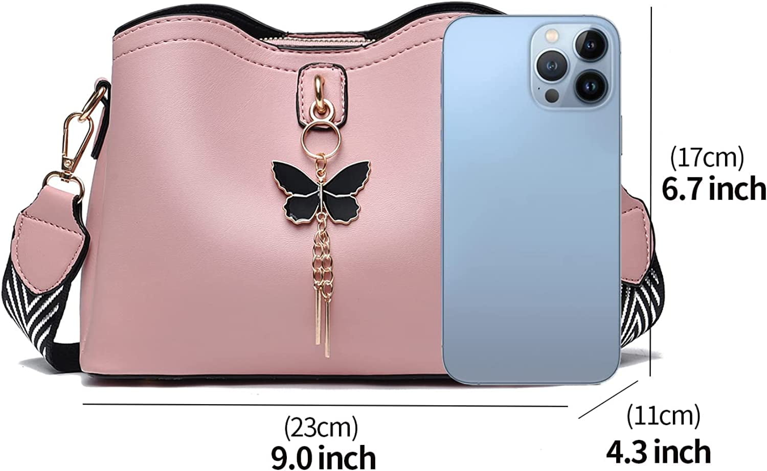 Small Crossbody Bags for Women Fashion Purses Lightweight Handbags Shoulder Bag