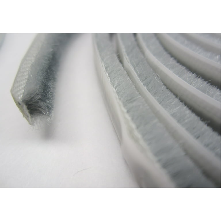 Window Weather Stripping Door Seal Strip, 3 Meters(9.84 Ft) Long (Gray)