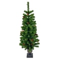 thumbnail image 1 of Árbol de Navidad Maylaviu de 1,2 m con guirnalda de luces LED y base de urna dorada, 1 of 4