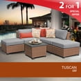 thumbnail image 2 of Tuscan 6 Piece Outdoor Wicker Patio Furniture Set 06f, 2 of 7
