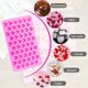 thumbnail image 5 of Molde de silicona para cubitos de hielo en forma de corazón, apto para uso alimentario, libre de BPA, resistente a altas temperaturas, flexible y fácil de limpiar, reutilizable, regalo perfecto para, 5 of 5