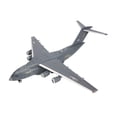 thumbnail image 2 of Avión de transporte a escala 1/100, modelo de bloques de construcción, kit de construcción, regalo para niños y adultos, avión de transporte a escala, 2 of 8