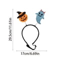 thumbnail image 2 of Halloween Pet Halloween Costumes Headband, Dog Cat Felt Spider Ghost Eyeball Hair Hoop, Halloween Costume Accessories Party Dress Up, 2 of 6