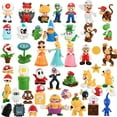 thumbnail image 2 of Figura de acción de Super Mario, serie de muñecos de dibujos animados, regalo, 2 of 8