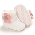 thumbnail image 5 of Lilgiuy Toddler Shoes Baby Girls Cute Flowers Boots Baby Soft Cotton Shoes Warm Shoes Outdoor Sport Shoes, 5 of 5