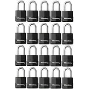 Master Lock M115KALF Covered Extreme Weather 1-3/4" Keyed Alike Padlocks - Quantity 20