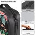 thumbnail image 6 of FKELYI Pink Floral Butterfly Print Bible Cover with Zipper Pocket Faux Leather Book Cover with Handle Large Capacity Bible Case Church Bible Bag for Prayer Outdoor Study, 6 of 6