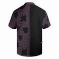 thumbnail image 2 of Dark Ghost Print Hawaiian Shirt for Men – Cool & Comfortable Tropical Style with Gengar Vibe, Unique Gift for Anime Fans, Button-Up Menswear for Casual Looks | L, 2 of 5