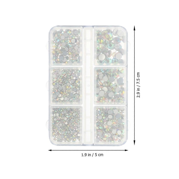 Nail Jewels Diy Nail Art Manicure Decorations Multi Color 7.5x5x1cm Shiny Design 1 Box