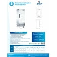 NSF Solid Door ReachIn Freezer 1 Door Freezer C28F