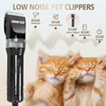 thumbnail image 2 of Professional Dog Grooming Clippers for Thick Coat - Low Noise Pet Hair Trimmer with Adjustable Speed for Dogs Cats Sheep Horses, 2 of 6
