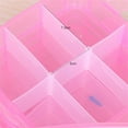 thumbnail image 3 of Casewin 3-Layer Things & Crafts Storage Box with 18 Adjustable Compartments for Organizing Washi Tape, Embroidery Accessories, Threads Bobbins, Kids Toy, Beauty Supplies, Nail Polish, Jewelry - Small, 3 of 7