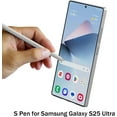 thumbnail image 3 of 2 Pack Stylus Pen for Galaxy S25 Ultra, High Sensitivity Touch Screen S Pen Replacement, Fine Tip for Writing Drawing, No Bluetooth Needed, Light Gray, 3 of 6