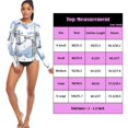 thumbnail image 3 of joogoo Womens UPF 50+ Sun Shirts Whale and Anchors Long Sleeve UV Protection Rash Guard Tops XL, 3 of 7