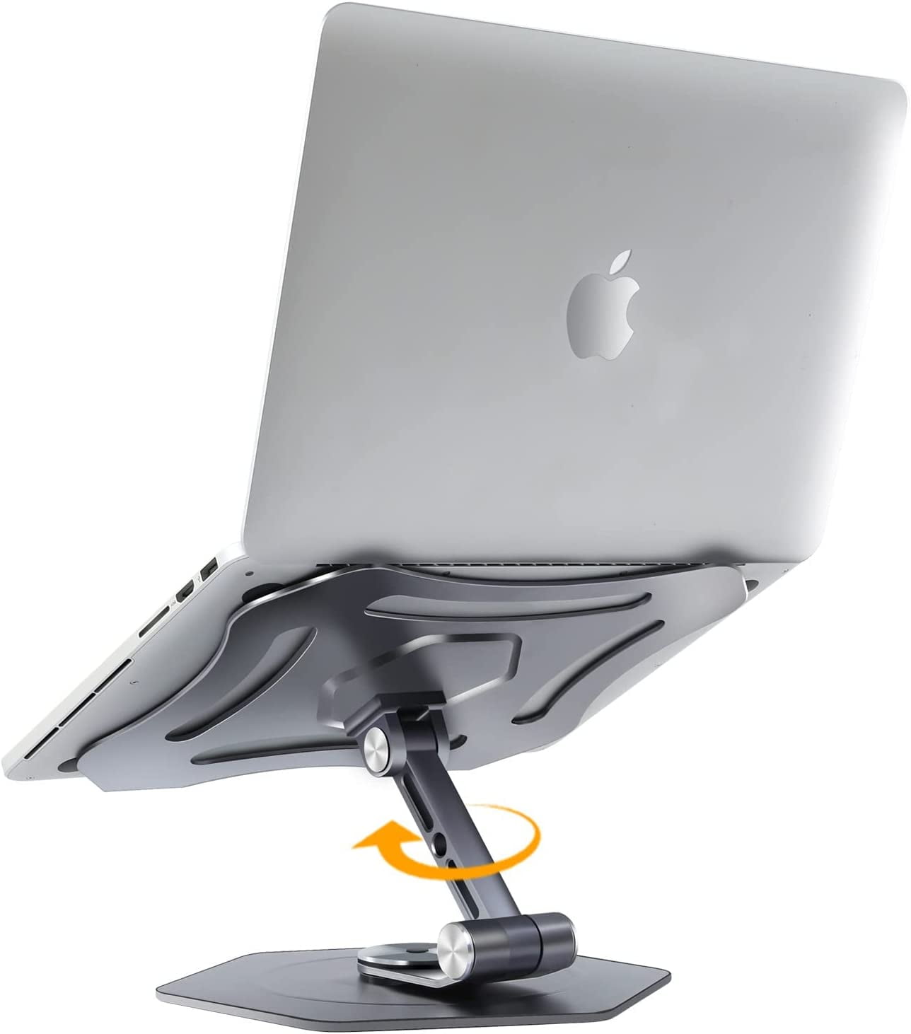 Laptop Stand for Desk Rotating Computer Stand for Laptop Adjustable Height Herax Aluminum
