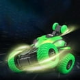 thumbnail image 4 of Remote control car Cyber And Rollover Stunt Car 360 Stunt Rotation 90 Uprightdriving Off Road Vehicle And Sound Effects Children'S Toys Birthday And Christmas Gifts Toys For Girls Boys Green, 4 of 7