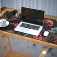 thumbnail image 3 of Long Mouse Pads for Desk,Vivid Dinosaurs Pattern Desk Mats on Top Of Desks, Desk Mouse Pad Extra Large with 3mm Non-Slip Base and Stitched Edge for Gaming,Office,Work,Home 35.4"x15.7", 3 of 6