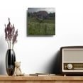 thumbnail image 4 of U R There Photography Newark Road Tilted Grey I Rustic Farmhouse Acrylic Analog Wall Clock, 4 of 6