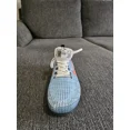 thumbnail image 4 of Ni - ke Ni - ke Air VaporMax Flyknit 3 Photo Blue Gold Mens sz 8.5, 4 of 5