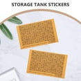 thumbnail image 3 of COMPUKAS 20 Sheets Money Bank Target Sticker Light Brown Paper DIY for Bank, 3 of 6
