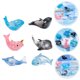 thumbnail image 1 of 6 Piezas de Decoración para Acuarios, Ballenas, Tiburones, Ballenas En Miniatura, Minifiguras de Resina., 1 of 7