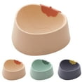 Zenghuiiii Pet Bowl Cartoon Strawberry Modeling Pet Bowl Simple Style