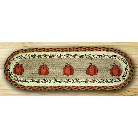 Earth Rugs 49-ST222HP Oval Stair Tread- Harvest Pumpkin