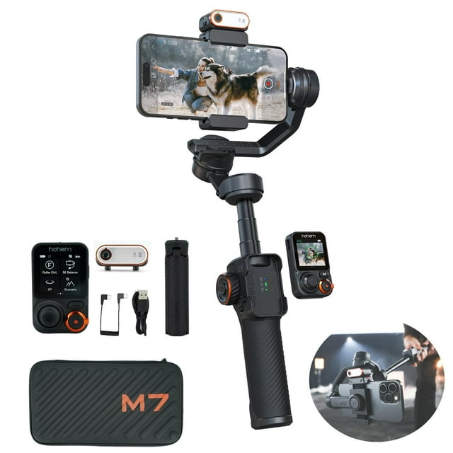 Estabilizador de cardán hohem iSteady M7 para smartphone de 3 ejes