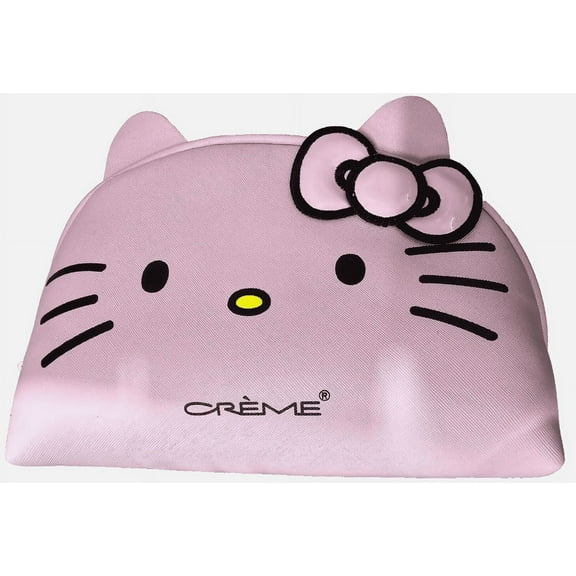 The Creme Shop DOME MAKEUP TRAVEL POUCH - Hello Kitty PINK