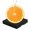 C0368, variant on Funny Christmas Ornament,Wolf Howling At The Moon With Beautiful Night Sky,Xmas Round Ceramic Pendant