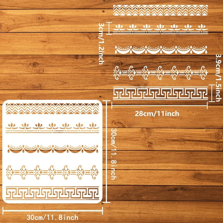 FINGERINSPIRE Face Painting Stencil – Reusable Golden Ratio Template For Wood, Walls, Fabric & DIY Crafts (11.7x8.3”)