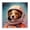 Astronaut Dog Space, variant on Stupell Industries Eclectic Bear in Space Suit Black Framed Giclee Art, 12 x 12, by Lazar Studio