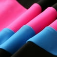 thumbnail image 6 of SILVERCELL 5-11Y Girls Dance Ballet Suits Kids Patchwork Color One-Piece Unitard Biketards Gymnastics Leotard for Girls, 6 of 8