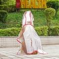 thumbnail image 4 of Clear Pet Raincoat Rain Jacket Pet Coat for Samll Medium Dogs Teddy Shiba Dog Outdoor Walking Pet Clothes Red XS, 4 of 4