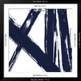 thumbnail image 5 of Art.com Strokes in Navy II Art Print by Megan Morris, Black Frame Wall Art, 38" x 38", 5 of 5