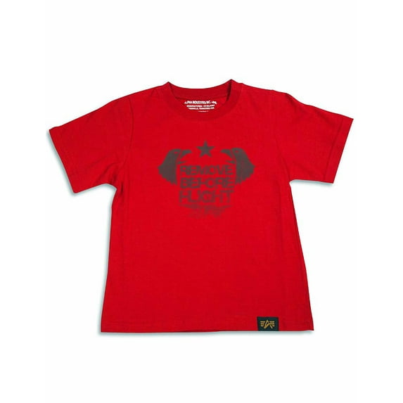Alpha Industries - Big Boys Short Sleeve T-Shirt 29422-10/12 (red)
