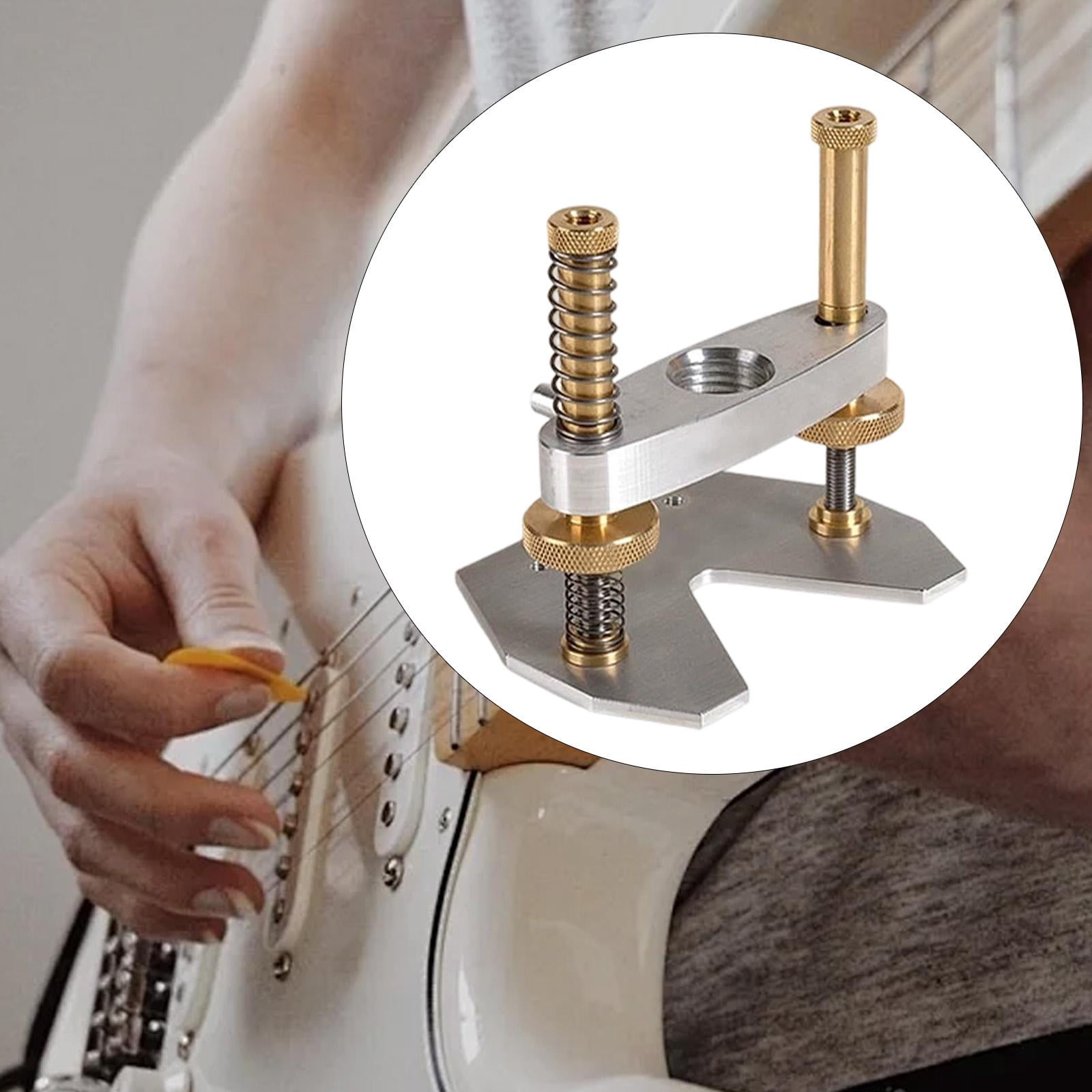 Dualoai Guitar Sound Hole Base Durable Metal Adjustable Luthier Tool for Acoustic Guitar